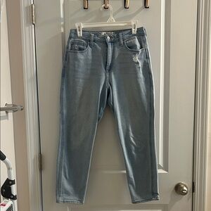 Hollister Women's Light Blue Straight Jeans